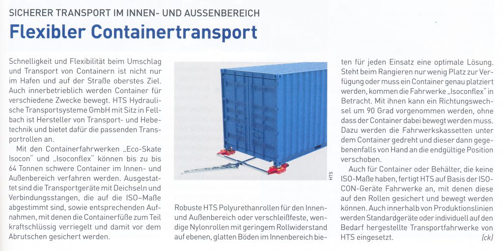 Technische Logistik 05-2021