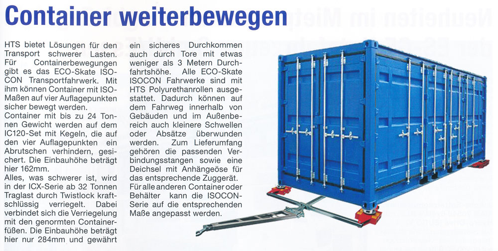 ROAD Journal 01/2015 - HTS - Container weiterbewegen